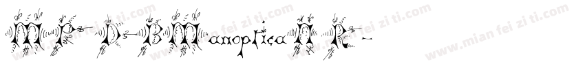 MP DBManopticaN R字体转换